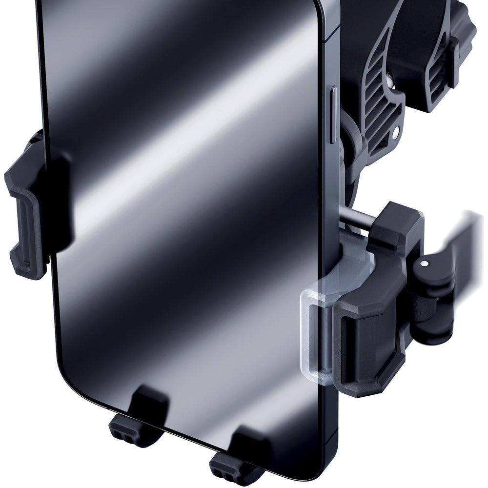 3mk Holder Damper Pro Fahrradhalterung für Smartphones von 5,7„ bis 7,2“ / für Lenker mit einem Durchmesser von 20–32 mm, Schwarz