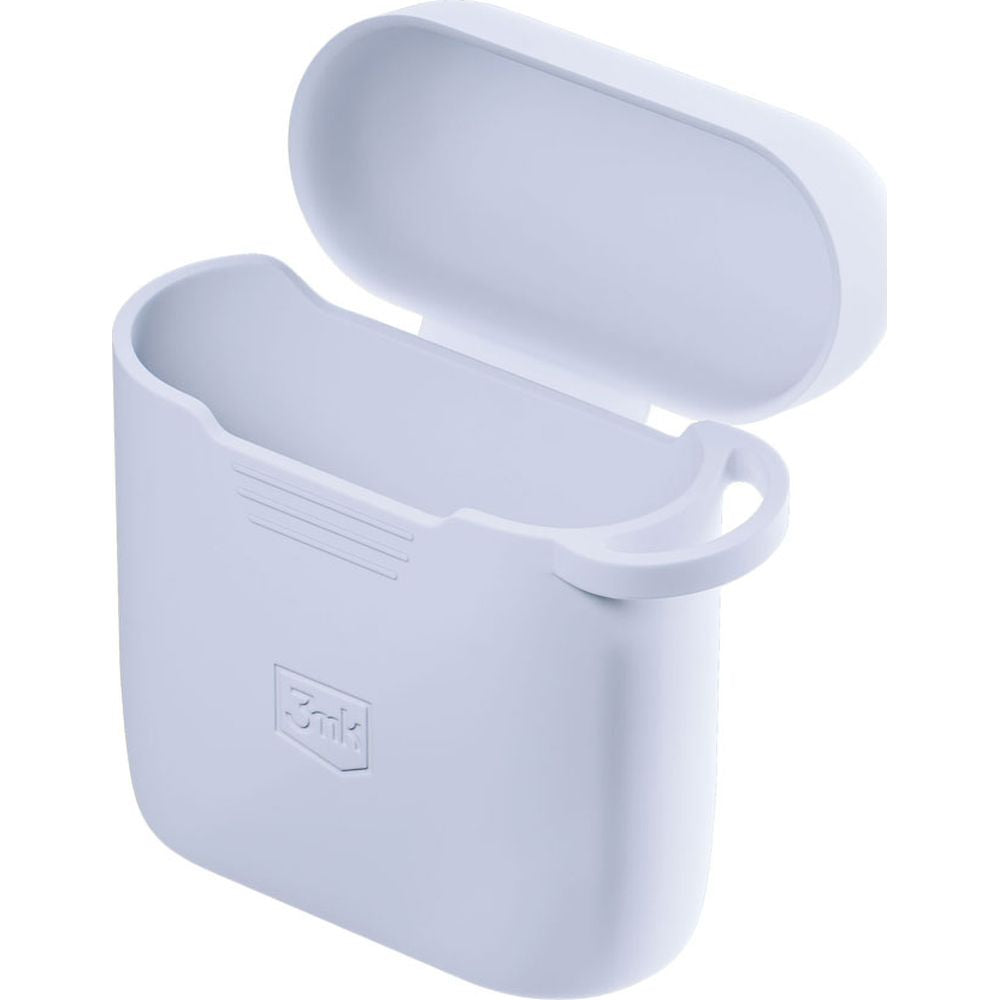 Schutzhülle für Apple AirPods 2nd gen, 3mk Silicone Earphones Case, Weiß