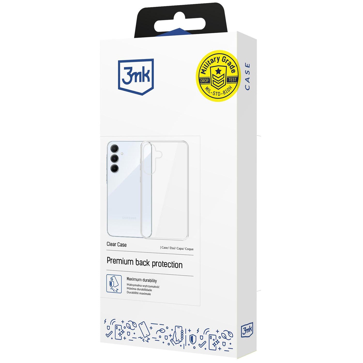 Handyhülle für Galaxy A57 5G, 3mk Clear Case, Transparent