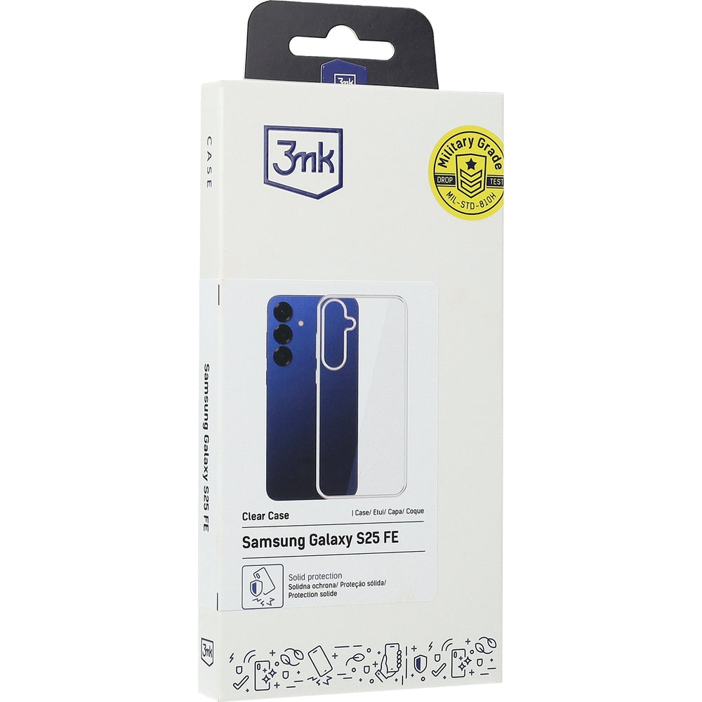 Handyhülle für Galaxy S25 FE, 3mk Clear Case, Transparent