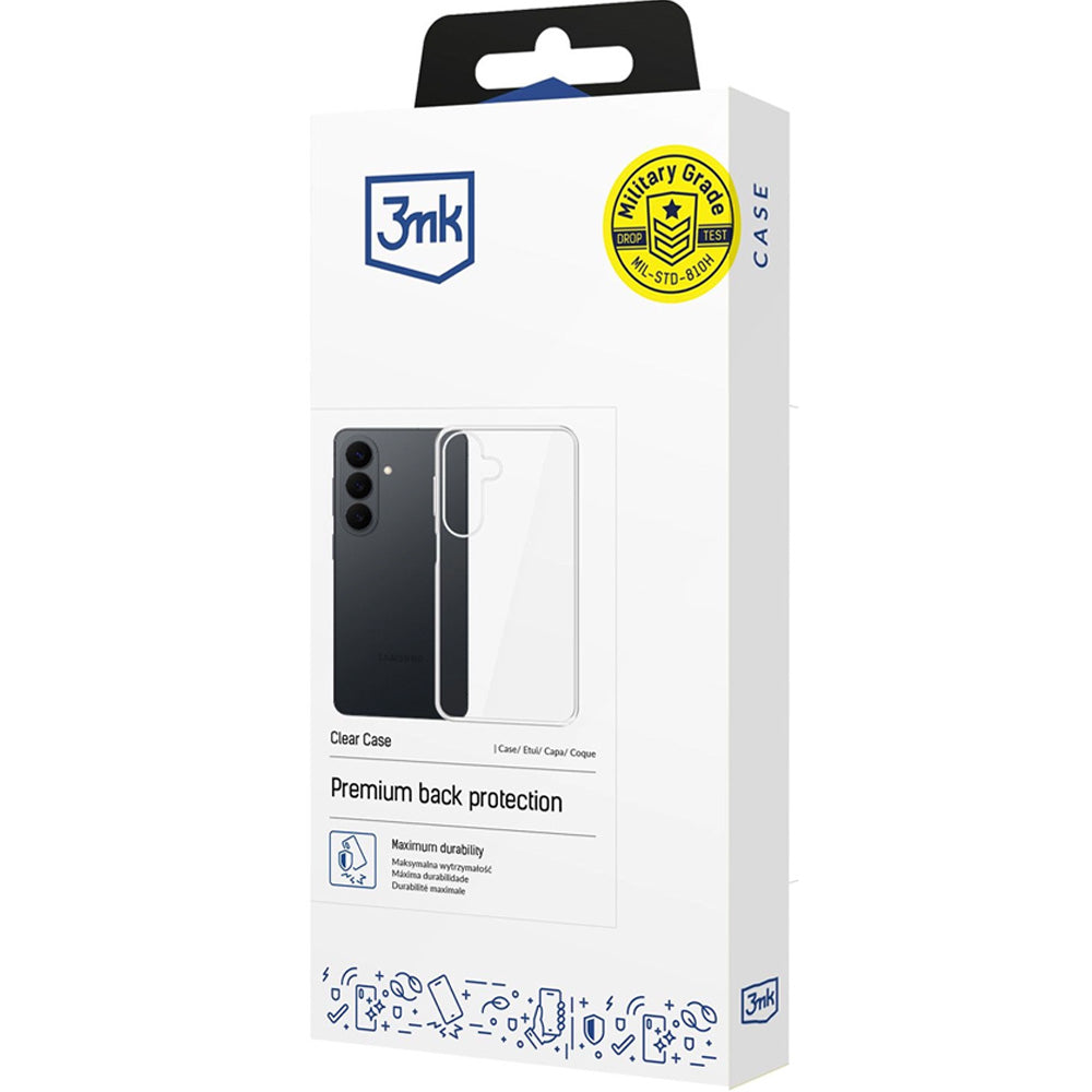 Handyhülle für Galaxy S26 FE, 3mk Clear Case, Transparent (6/6)