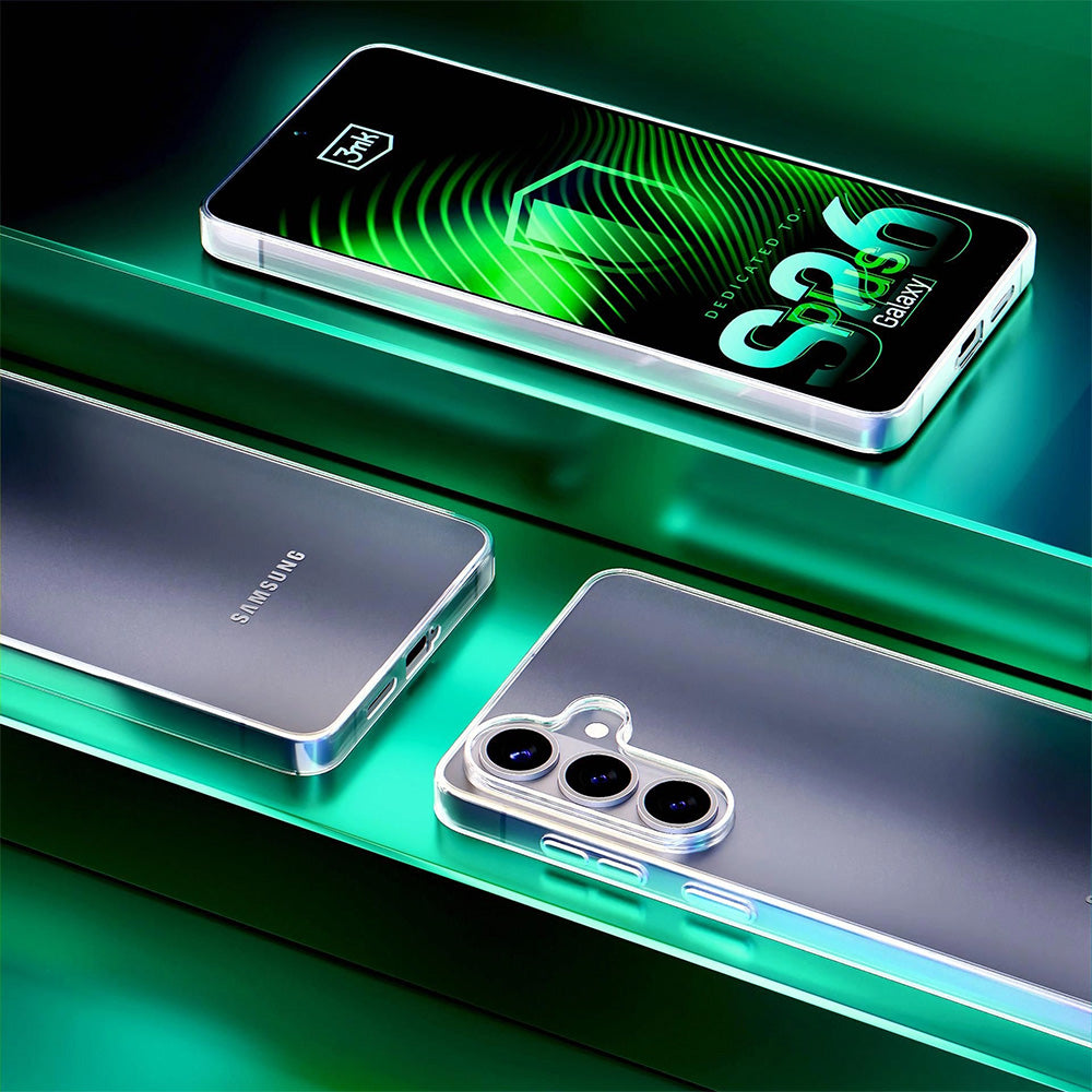 Handyhülle für Galaxy S26 Plus, 3mk Clear Case, Transparent