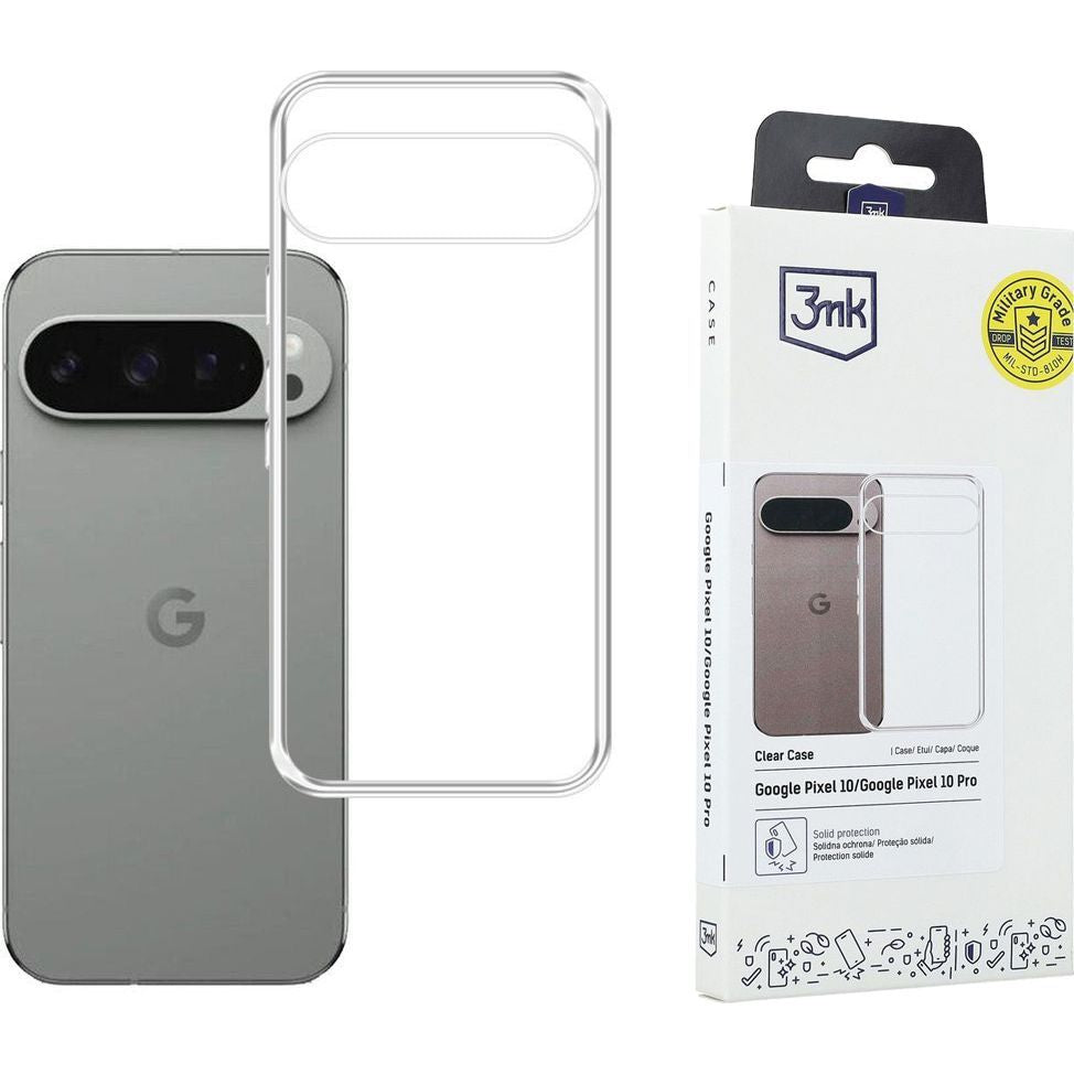 Handyhülle für Google Pixel 10 Pro / Pixel 10, 3mk Clear Case, Transparent