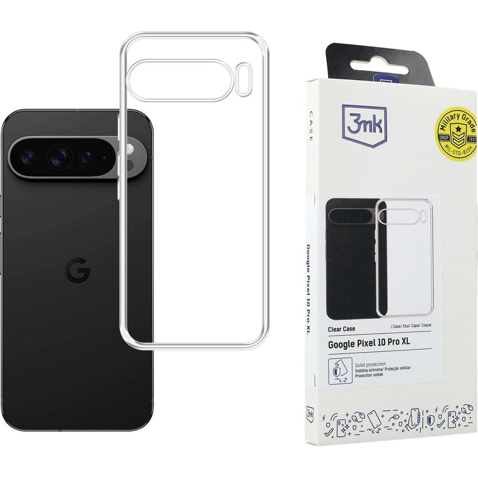 Handyhülle für Google Pixel 10 Pro XL, 3mk Clear Case, Transparent