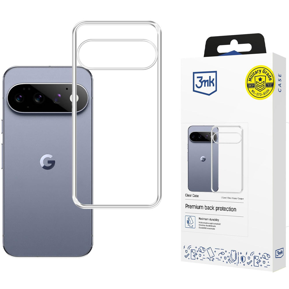Handyhülle für Google Pixel 11 Pro, 3mk Clear Case, Transparent