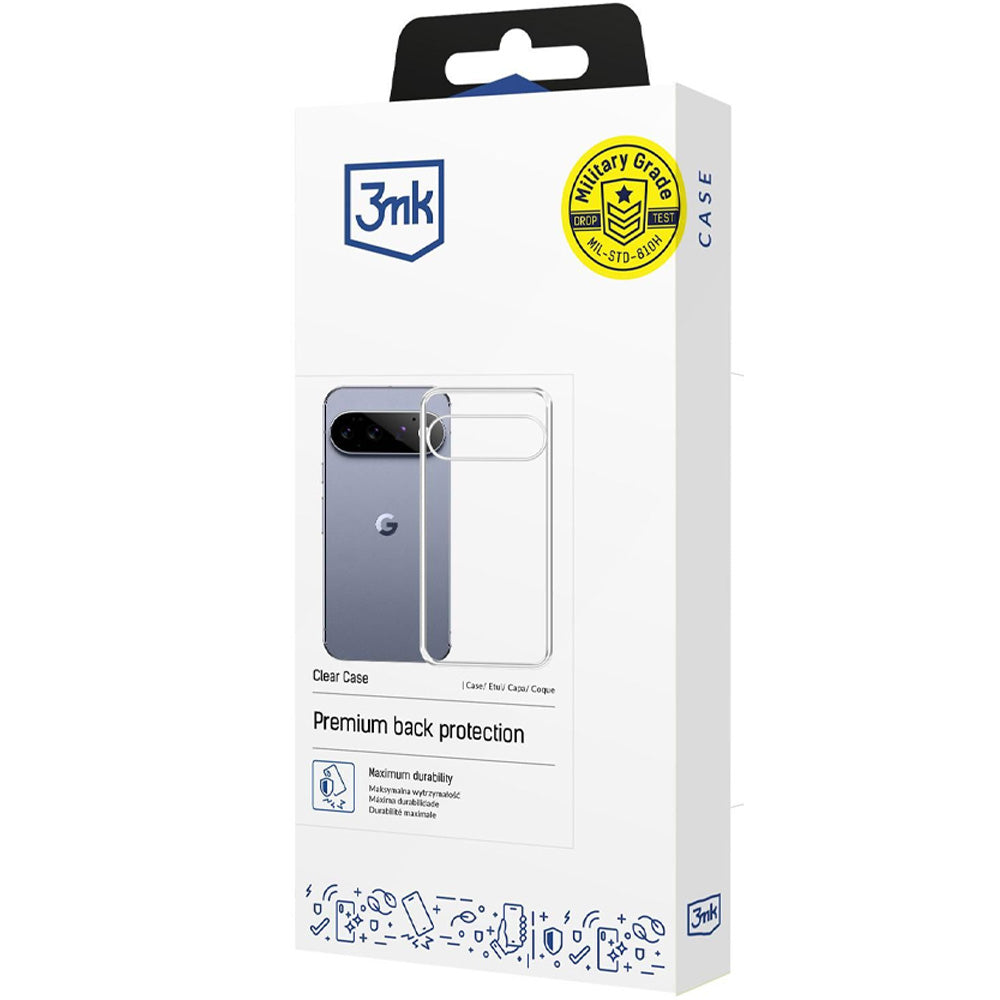 Handyhülle für Google Pixel 11 Pro, 3mk Clear Case, Transparent