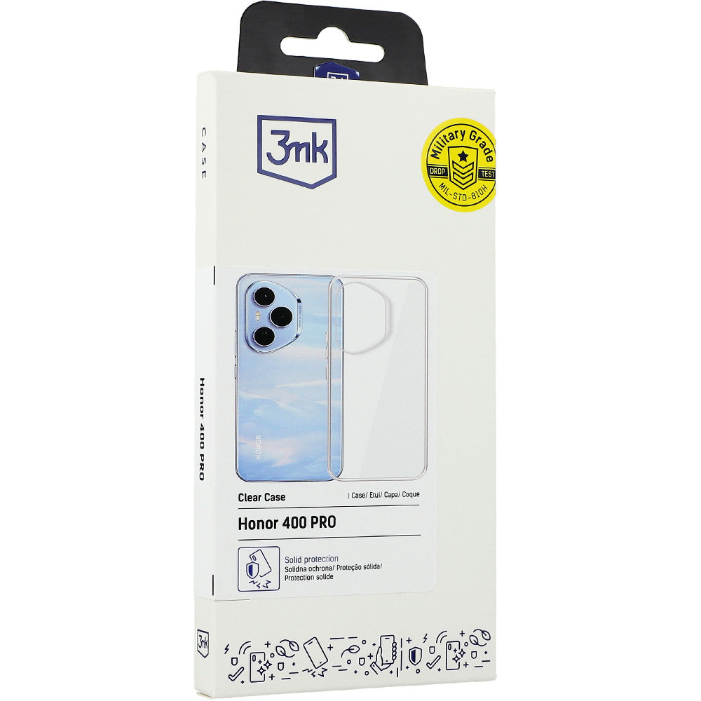 Handyhülle für Honor 400 Pro, 3mk Clear Case, Transparent