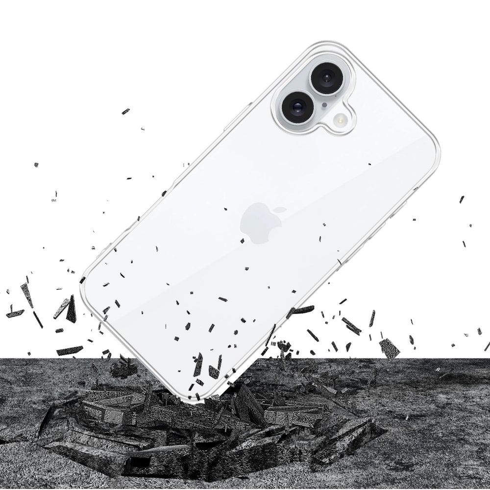 Handyhülle für iPhone 16, 3mk Clear Case, Transparent