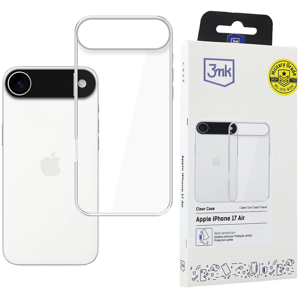 Handyhülle für iPhone Air, 3mk Clear Case, Transparent