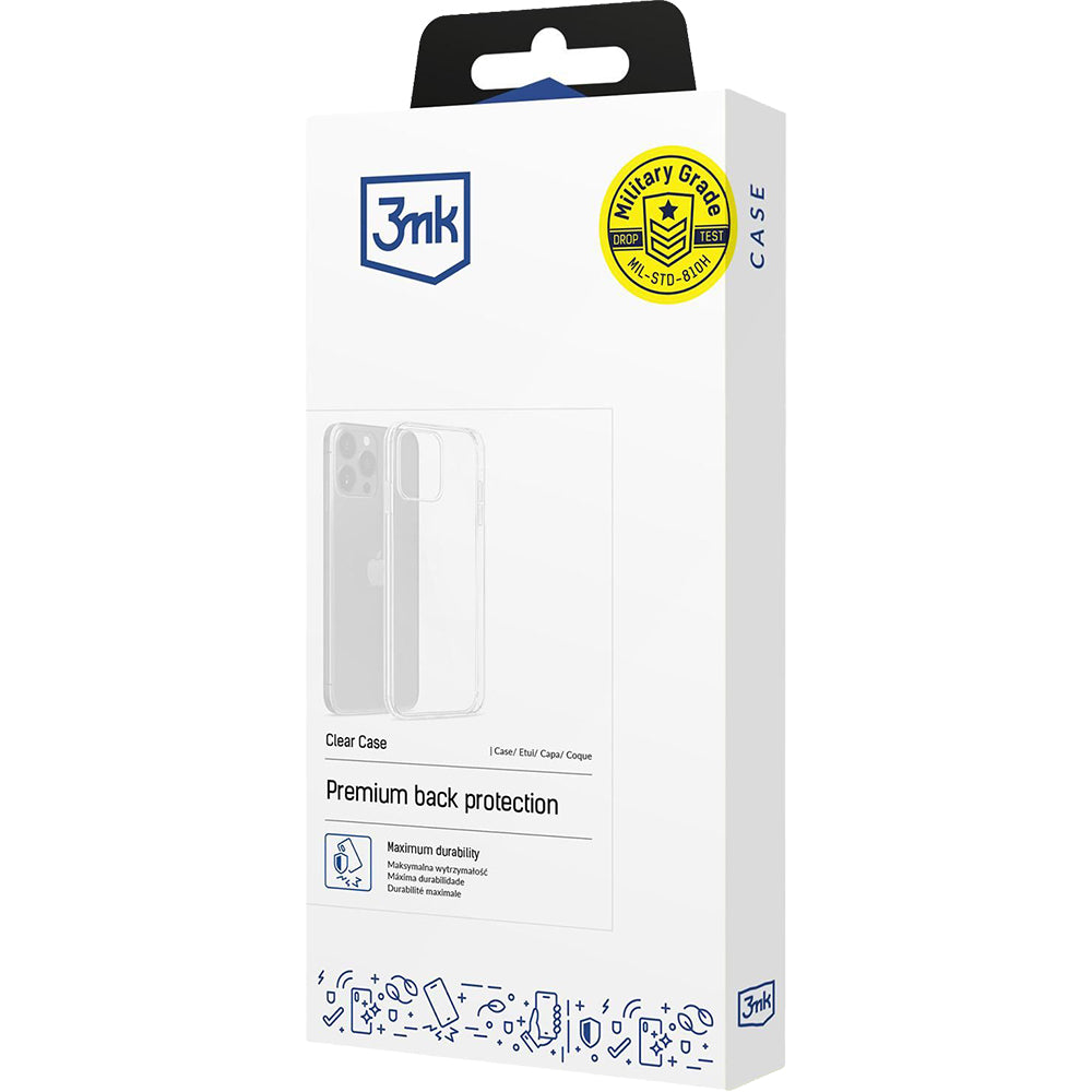 Handyhülle für Motorola Edge 50 Neo, 3mk Clear Case, Transparent
