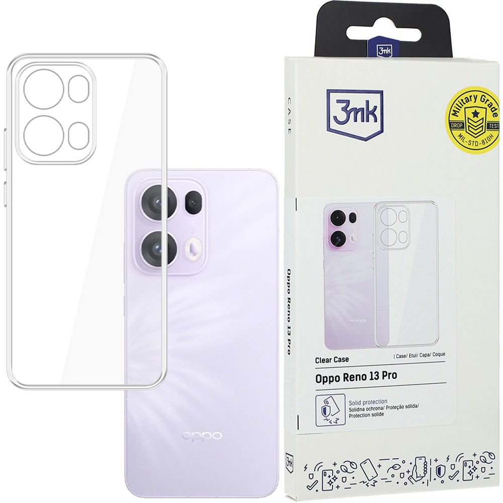 Handyhülle für Oppo Reno 13 Pro, 3mk Clear Case, Transparent