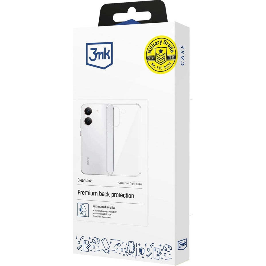 Handyhülle für Poco X8 Pro, 3mk Clear Case, Transparent