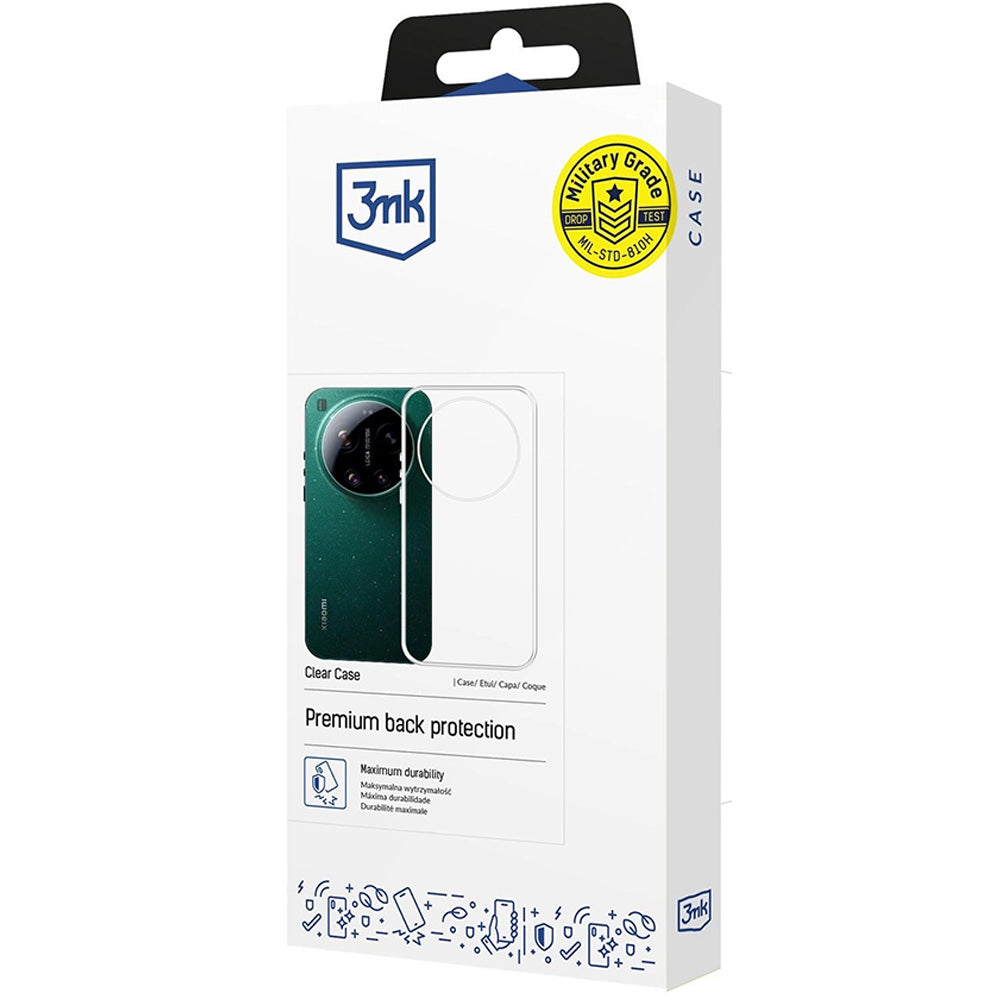 Handyhülle für Xiaomi 17 Ultra, 3mk Clear Case, Transparent