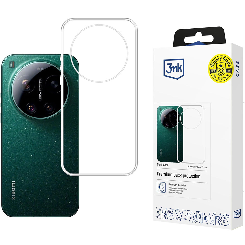 Handyhülle für Xiaomi 17 Ultra, 3mk Clear Case, Transparent