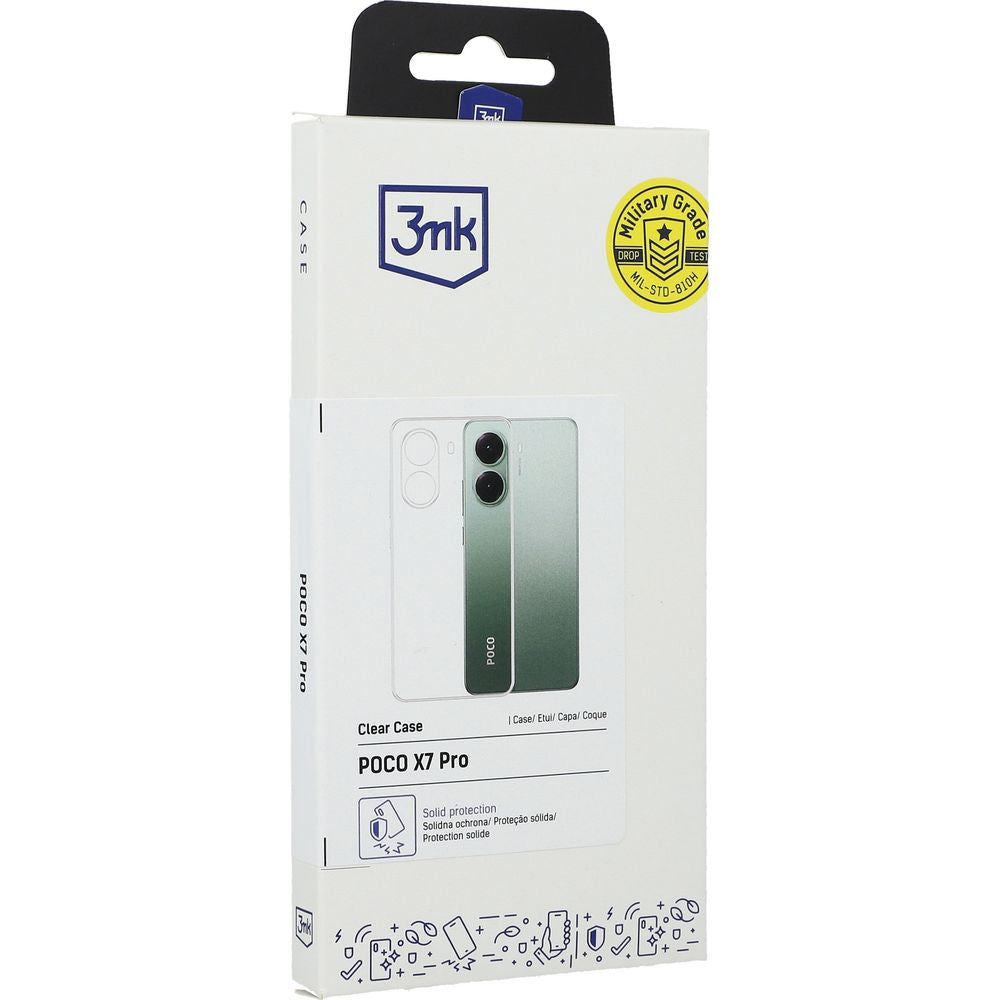 Handyhülle für Xiaomi POCO X7 Pro, 3mk Clear Case, Transparent
