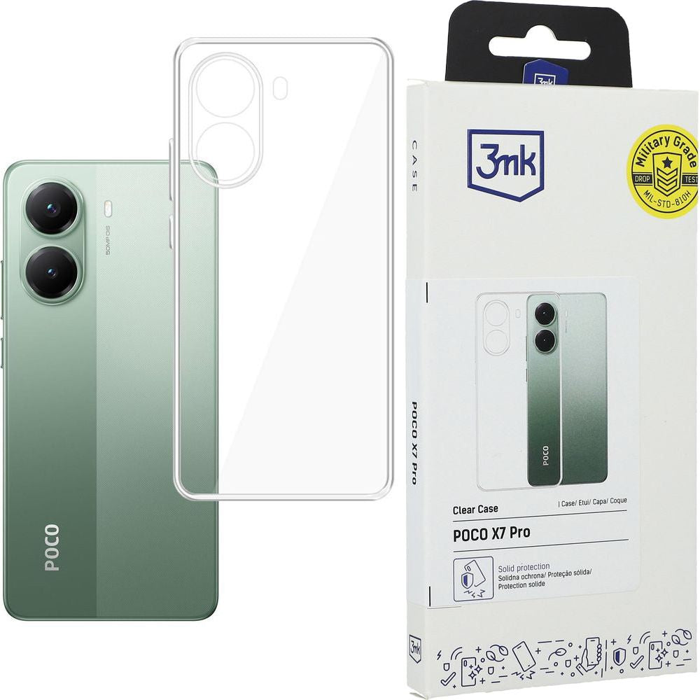 Handyhülle für Xiaomi POCO X7 Pro, 3mk Clear Case, Transparent