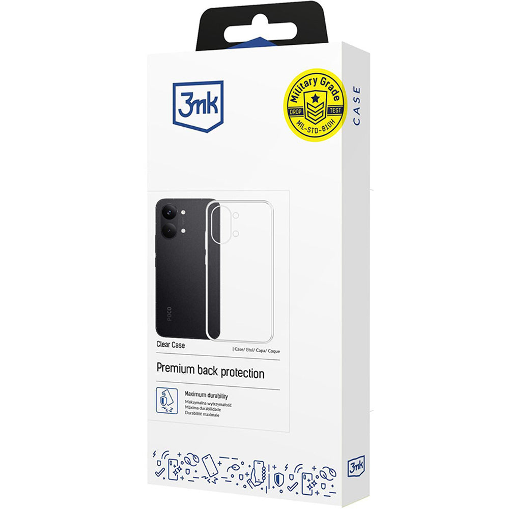 Handyhülle für Xiaomi POCO X8 Pro Max, 3mk Clear Case, Transparent