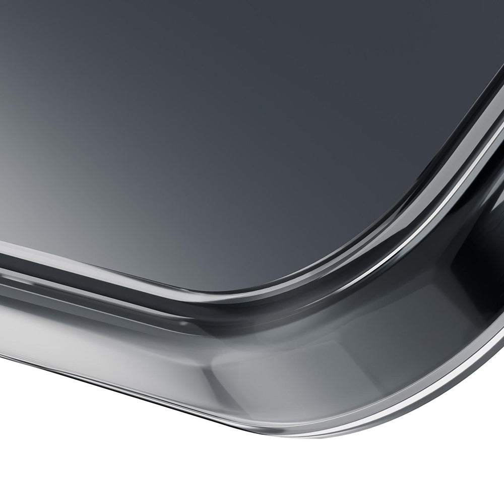 Handyhülle für iPhone 16 Pro, 3mk Clear MagCase mit MagSafe, Transparent-Weiß