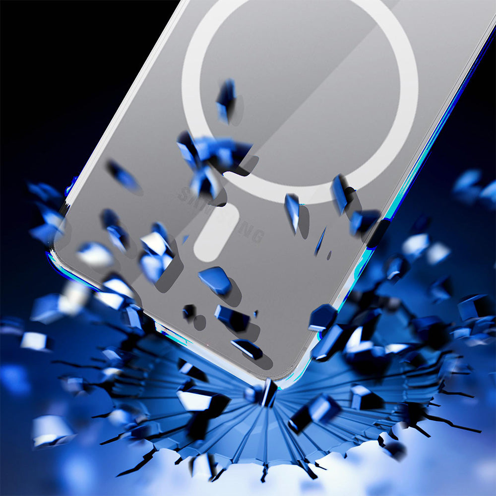 Handyhülle für Galaxy S25 Edge, 3mk Clear MagCase mit MagSafe, Transparent