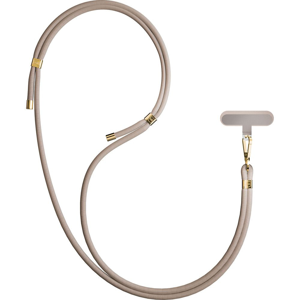 Handy-Schlüsselband 3mk EasyClip Elite, Beige und Golden