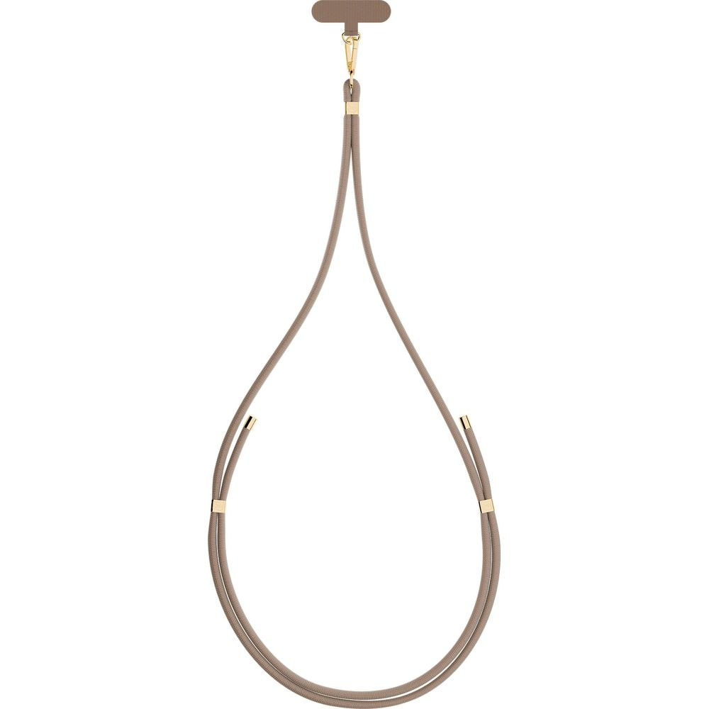 Handy-Schlüsselband 3mk EasyClip Elite, Beige und Golden