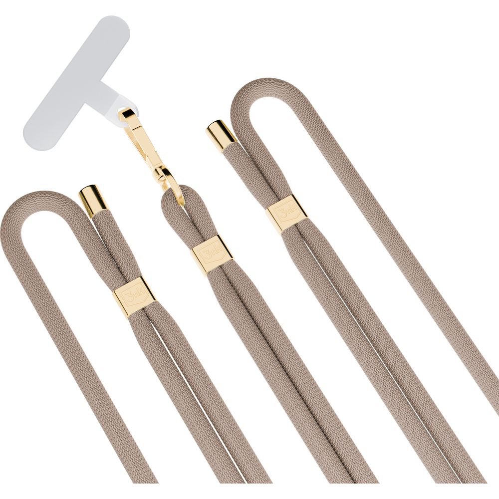 Handy-Schlüsselband 3mk EasyClip Elite, Beige und Golden