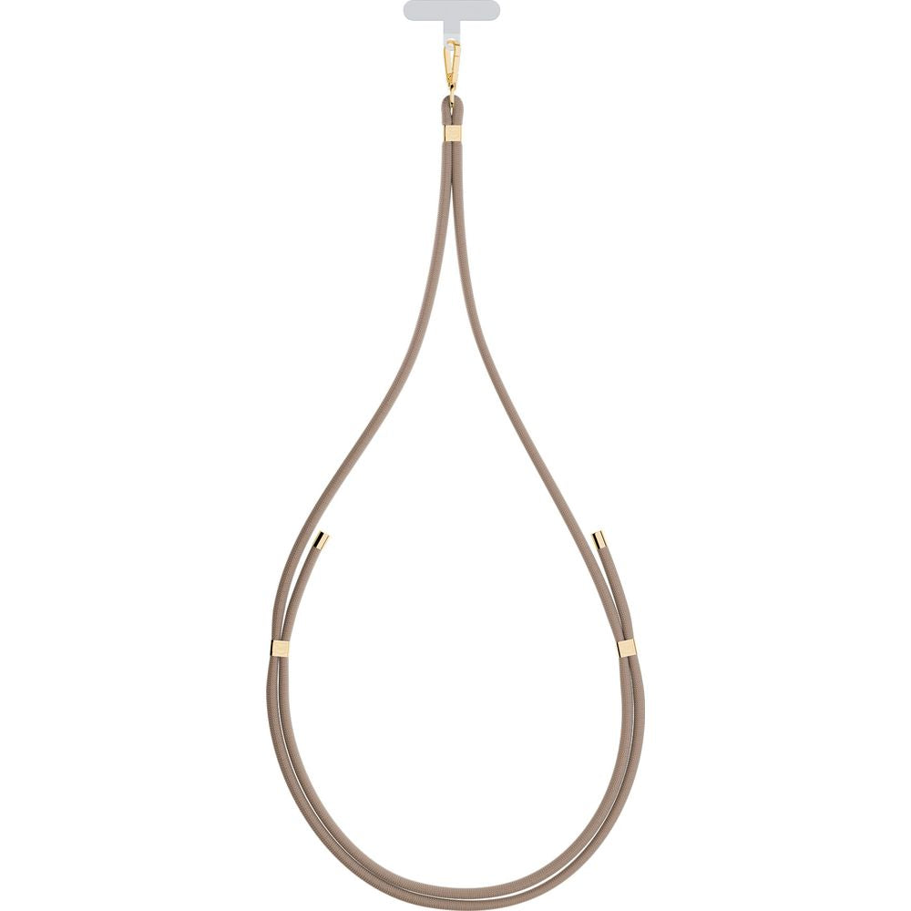 Handy-Schlüsselband 3mk EasyClip Elite, Beige und Golden