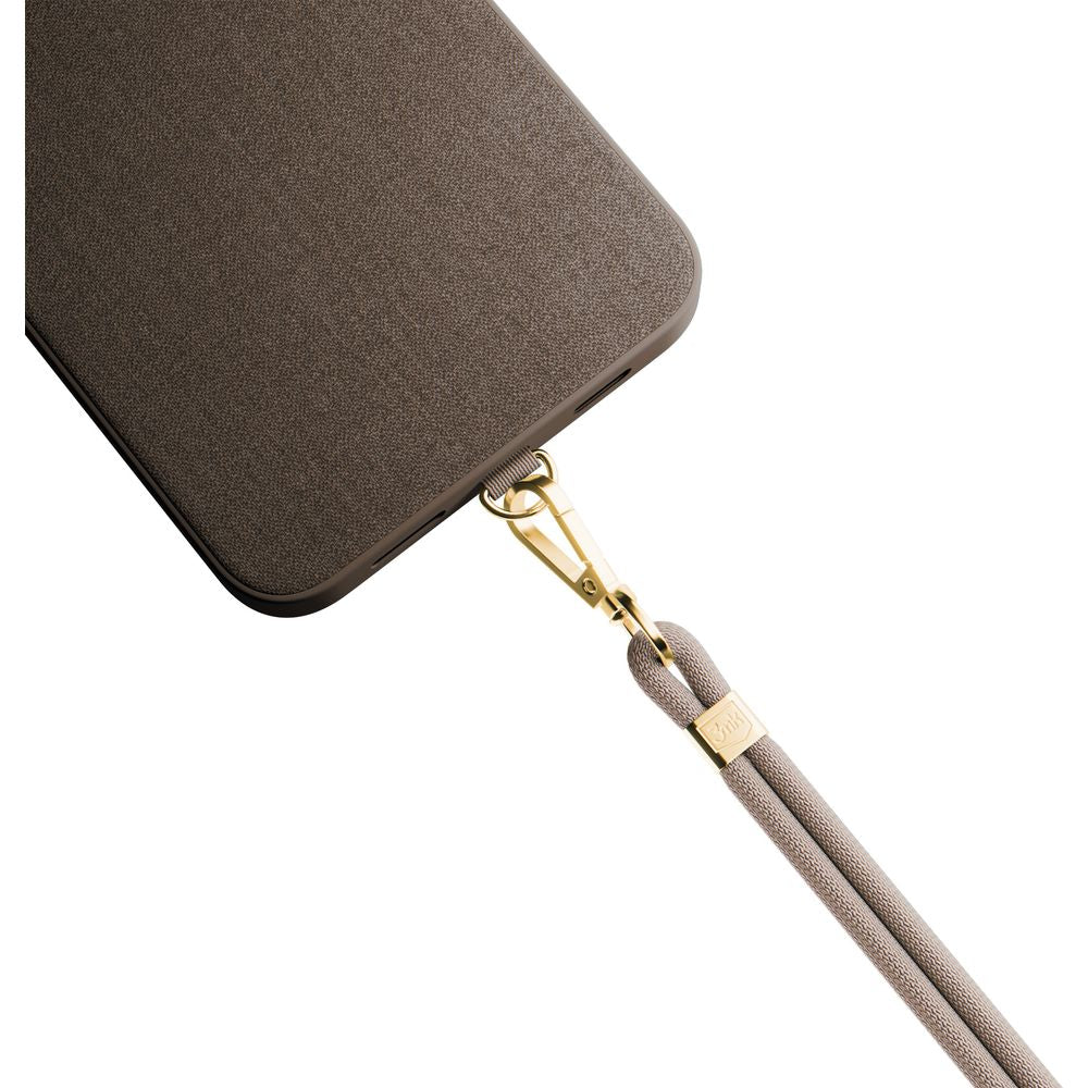 Handy-Schlüsselband 3mk EasyClip Elite, Beige und Golden