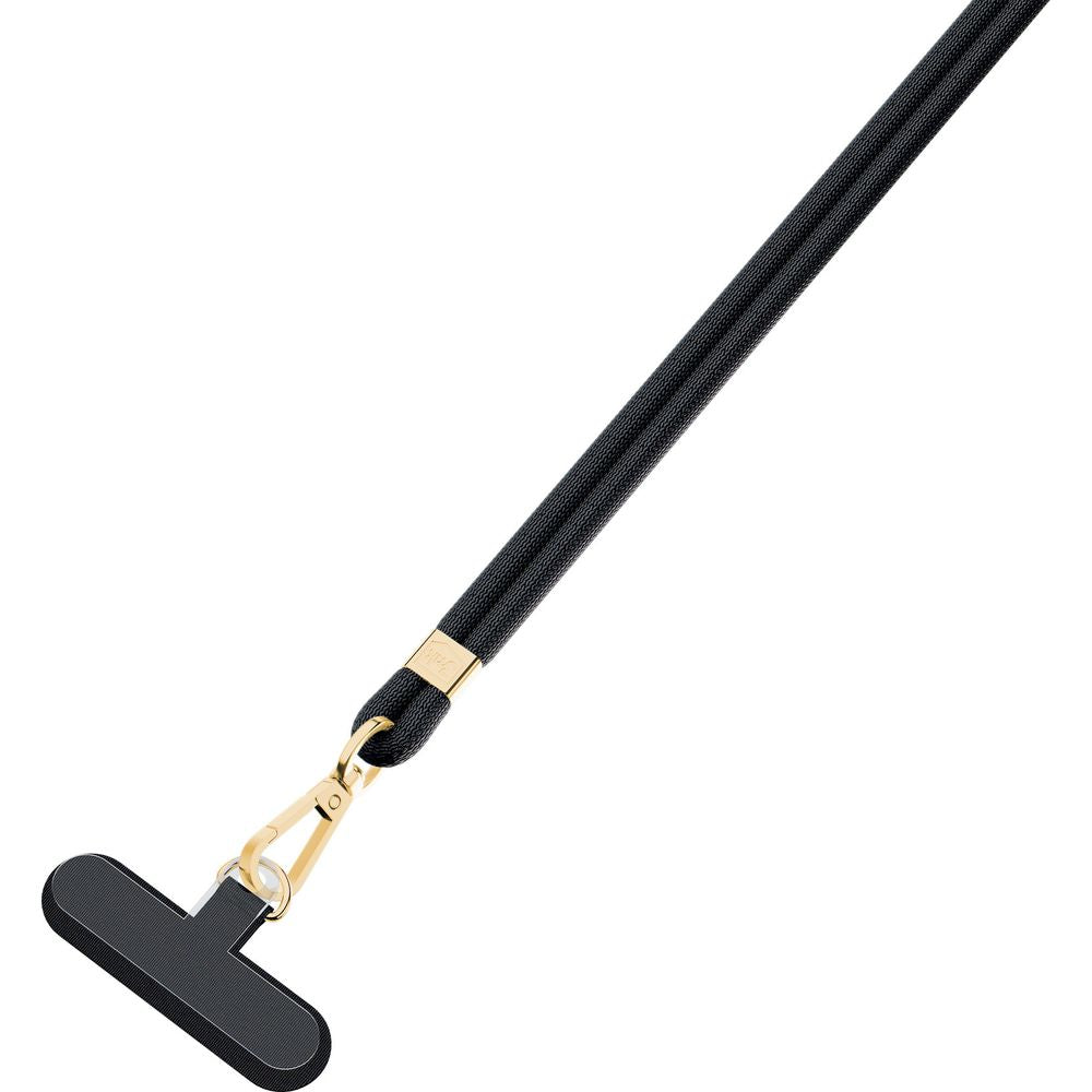Handy-Schlüsselband 3mk EasyClip Elite, Schwarz und Golden