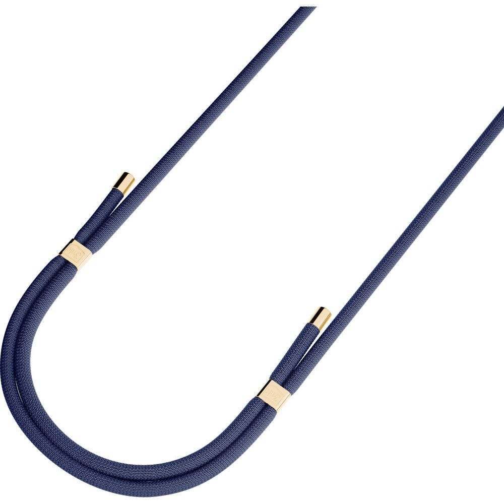 Handy-Schlüsselband 3mk EasyClip Elite, Dunkelblau und Golden