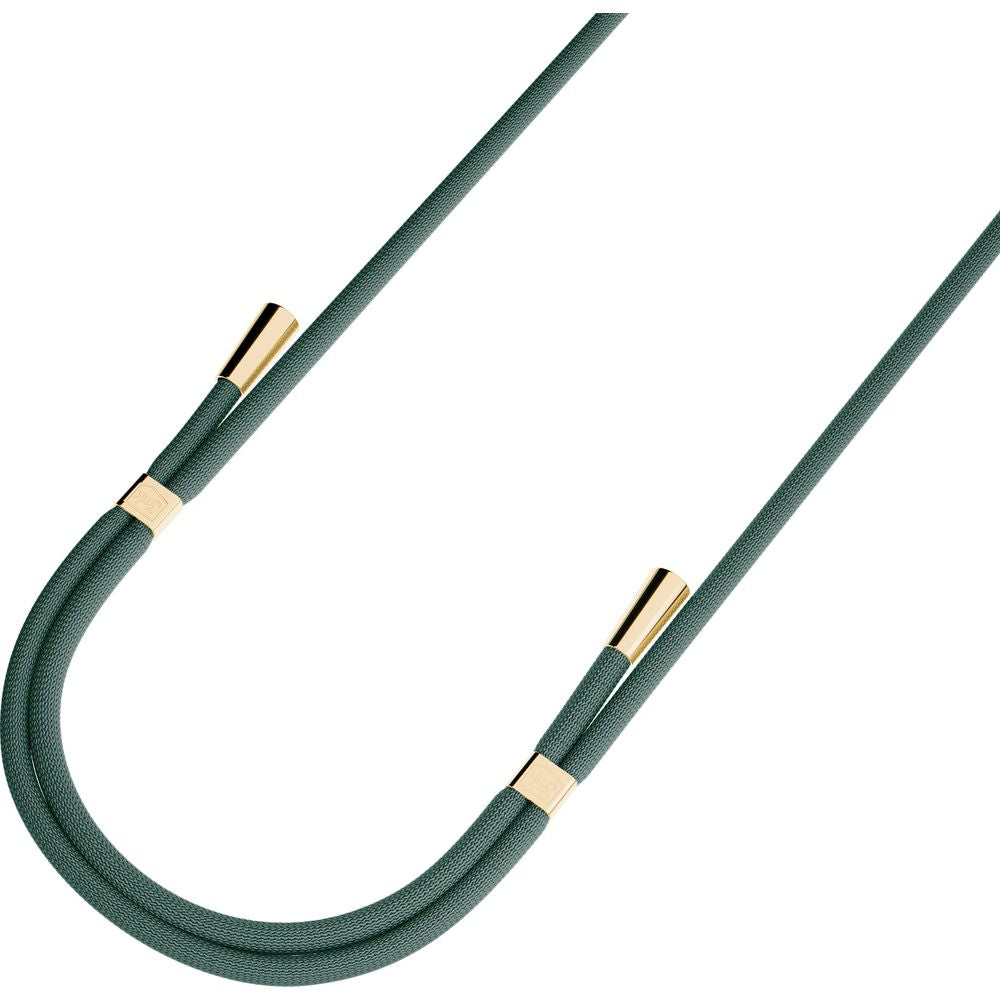 Handy-Schlüsselband 3mk EasyClip, Dunkelgrün und Golden