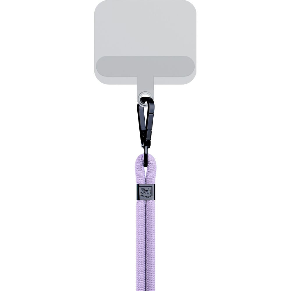 Handy-Schlüsselband 3mk EasyClip, Hellviolett und Schwarz