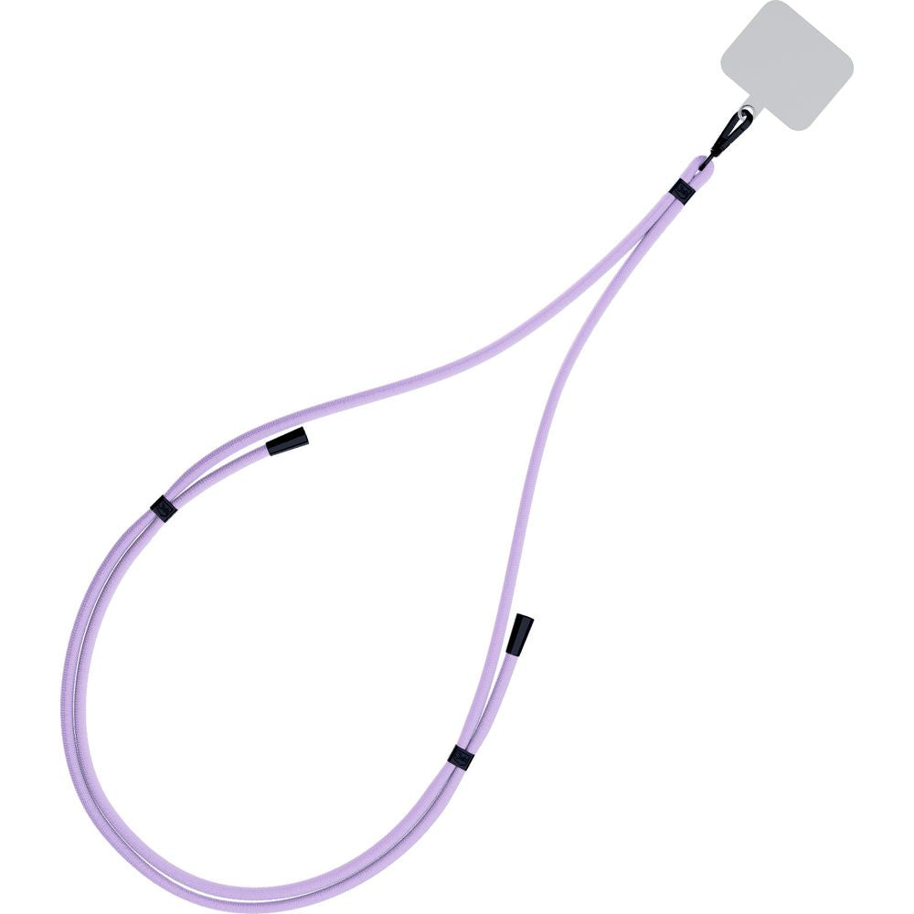 Handy-Schlüsselband 3mk EasyClip, Hellviolett und Schwarz