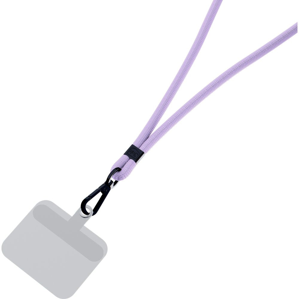 Handy-Schlüsselband 3mk EasyClip, Hellviolett und Schwarz