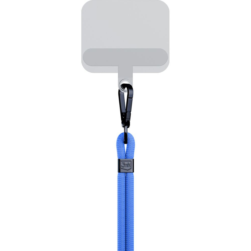 Handy-Schlüsselband 3mk EasyClip, Blau und Schwarz