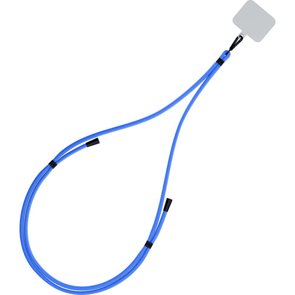 Handy-Schlüsselband 3mk EasyClip, Blau und Schwarz