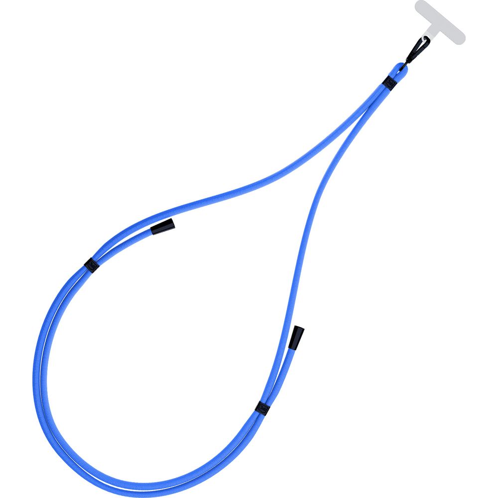 Handy-Schlüsselband 3mk EasyClip, Blau und Schwarz