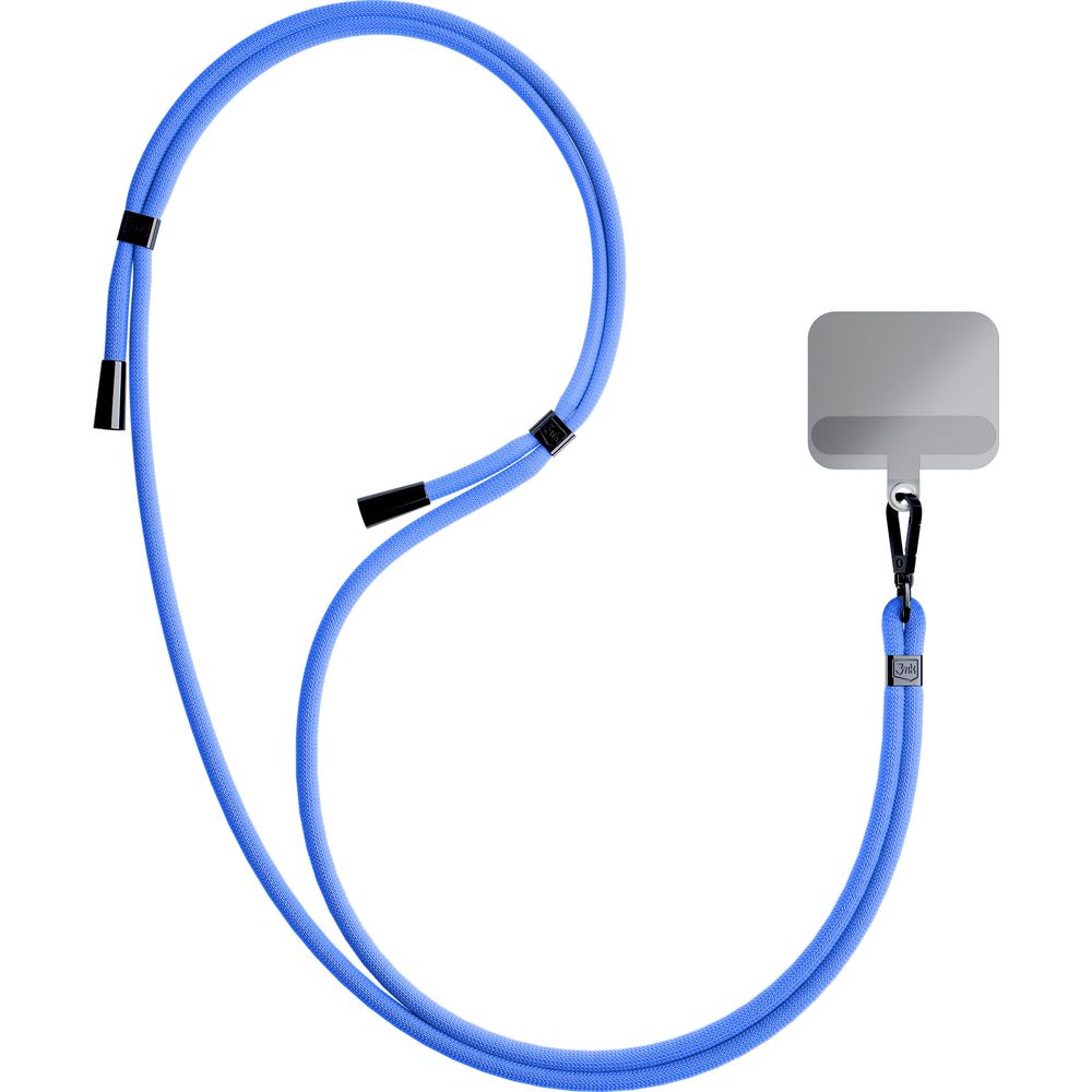 Handy-Schlüsselband 3mk EasyClip, Blau und Schwarz