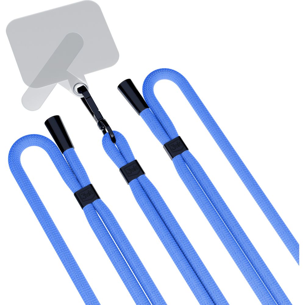 Handy-Schlüsselband 3mk EasyClip, Blau und Schwarz