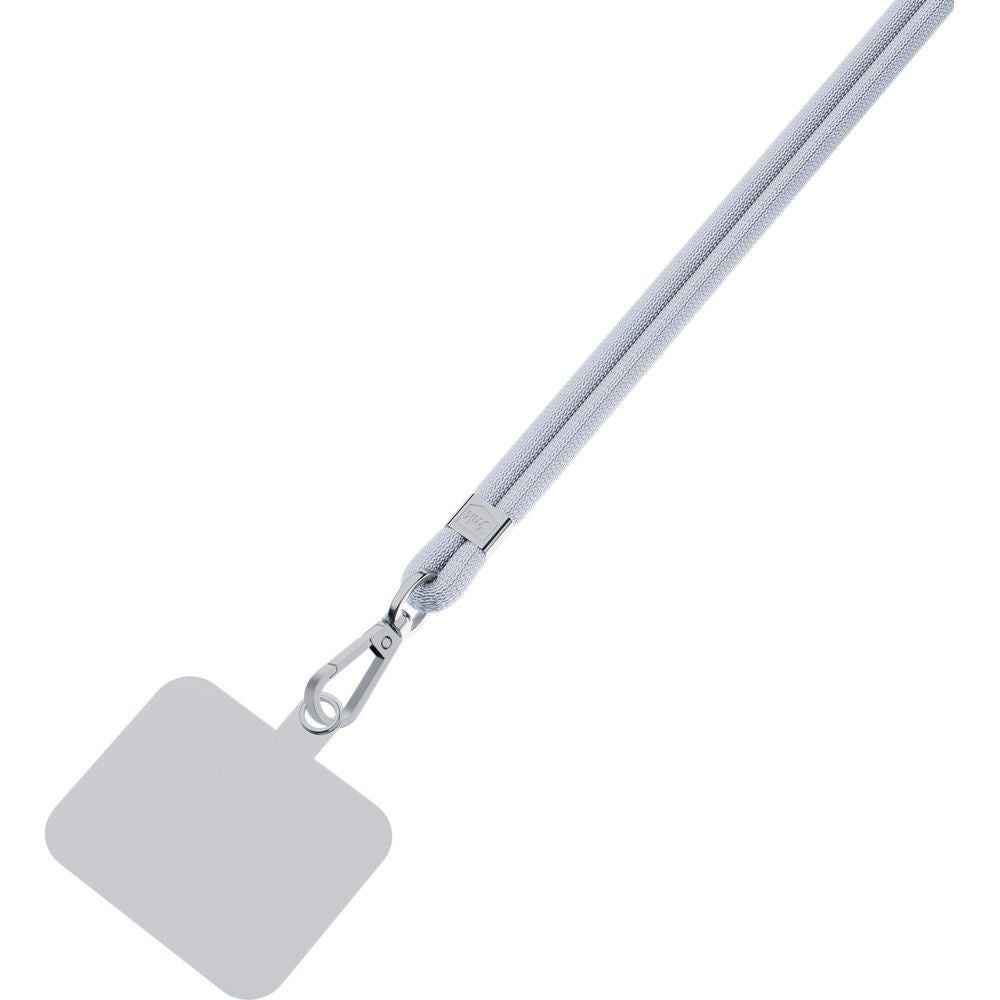 Handy-Schlüsselband 3mk EasyClip, Grau und Silbern
