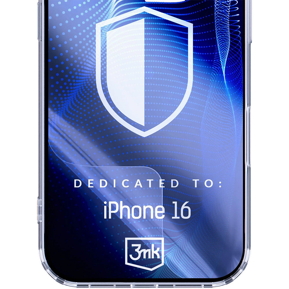 Hybridglas für iPhone 16, 3mk FlexibleGlass Pro