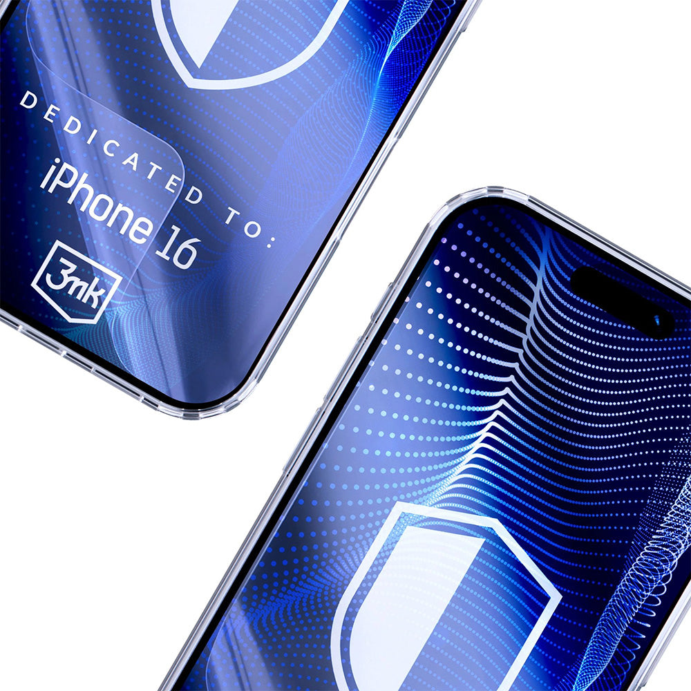 Hybridglas für iPhone 16, 3mk FlexibleGlass Pro