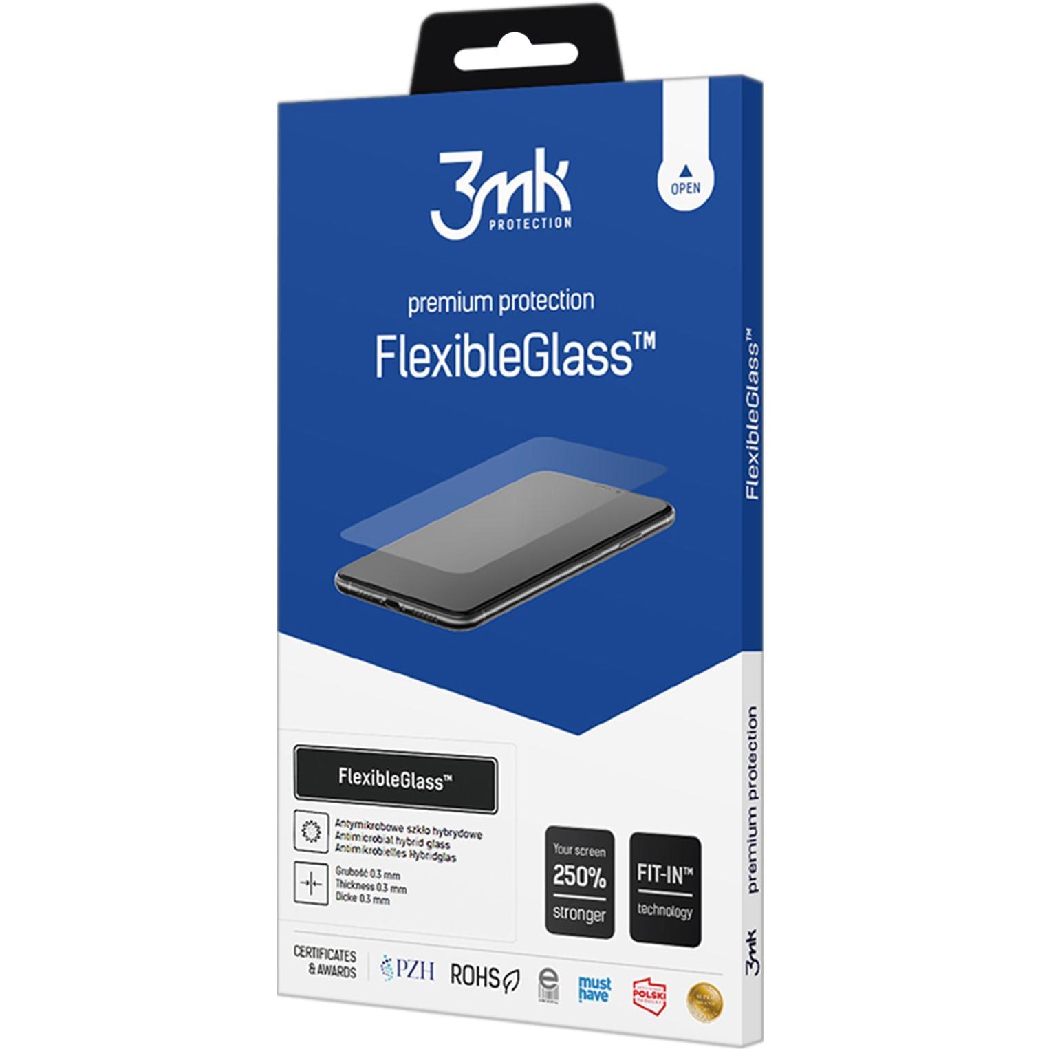 Hybridglas für Galaxy S25 Edge, 3mk FlexibleGlass