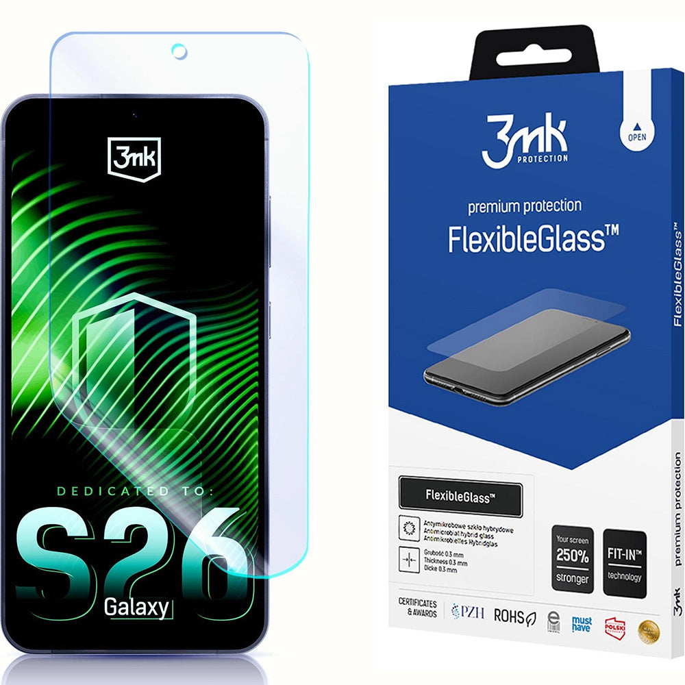 Hybridglas für Galaxy S26, 3mk FlexibleGlass