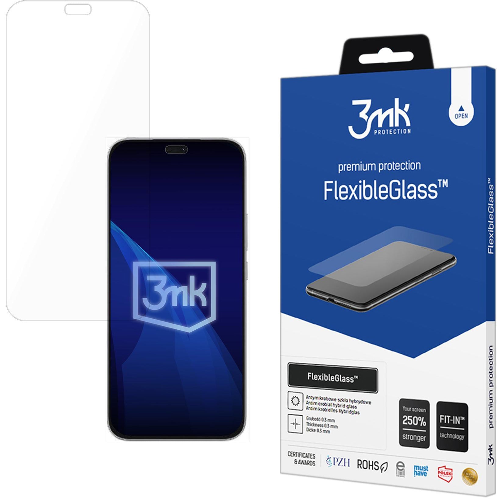 Hybridglas für Honor 400 Lite, 3mk FlexibleGlass