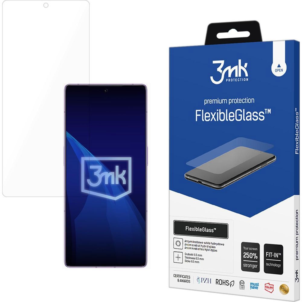 Hybridglas für Infinix Note 50 Pro 4G / Note 50 4G, 3mk FlexibleGlass