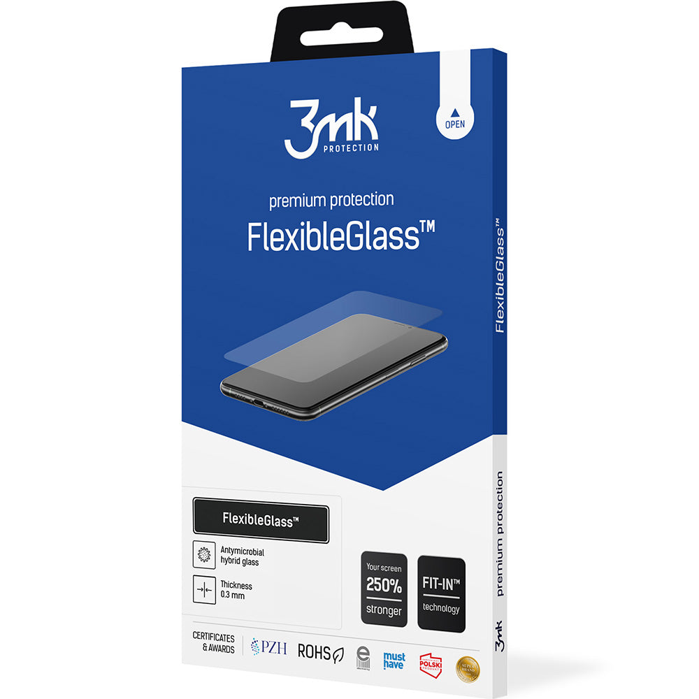 Hybridglas für iPhone 16 Pro, 3mk FlexibleGlass