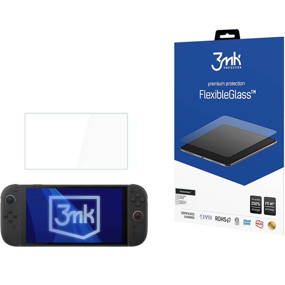 Hybridglas für Nintendo Switch 2, 3mk FlexibleGlass