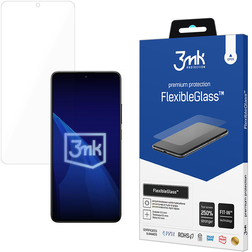 Hybridglas für Xiaomi Poco X7 Pro, 3mk FlexibleGlass