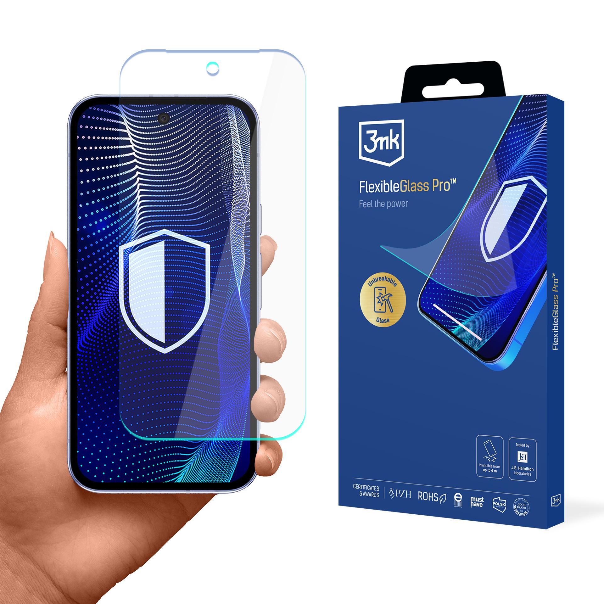 Hybridglas für Google Pixel 10a, 3mk FlexibleGlass Pro